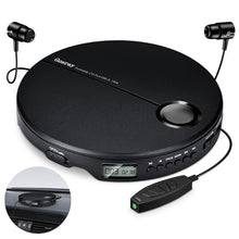 Load image into Gallery viewer, Portable CD Player Shockproof Compact HiFi Music Player
