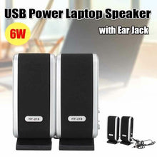 Load image into Gallery viewer, Ostart 2 Pcs USB Power Computer Speakers