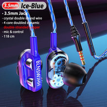 Load image into Gallery viewer, Dual Driver Earphones Type C Headphones Bass Earphone