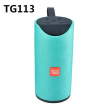 Load image into Gallery viewer, Portable Bluetooth Speaker 20w Wireless Bass Column Waterproof Outdoor USB Speakers Support AUX TF Subwoofer Loudspeaker TG117