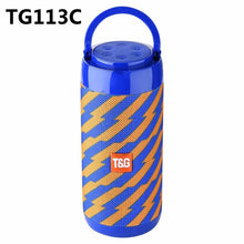 Load image into Gallery viewer, Portable Bluetooth Speaker 20w Wireless Bass Column Waterproof Outdoor USB Speakers Support AUX TF Subwoofer Loudspeaker TG117