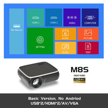 Load image into Gallery viewer, Real TV M8S Full HD 1080P Projector 4K 7000 Lumens