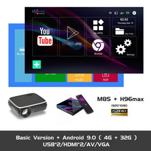 Load image into Gallery viewer, Real TV M8S Full HD 1080P Projector 4K 7000 Lumens