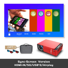 Load image into Gallery viewer, ALSTON T6 full hd led projector 4k 3500 Lumens HDMI