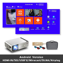 Load image into Gallery viewer, ALSTON T6 full hd led projector 4k 3500 Lumens HDMI