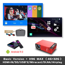 Load image into Gallery viewer, ALSTON T6 full hd led projector 4k 3500 Lumens HDMI
