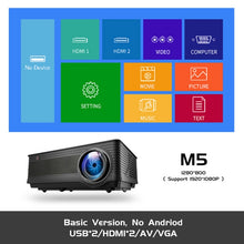 Load image into Gallery viewer, ALSTON M5 M5W Full HD 1080P Projector