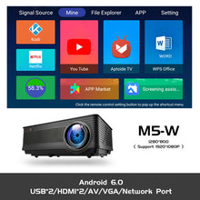 Load image into Gallery viewer, ALSTON M5 M5W Full HD 1080P Projector
