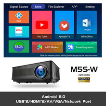 Load image into Gallery viewer, ALSTON M5 M5W Full HD 1080P Projector