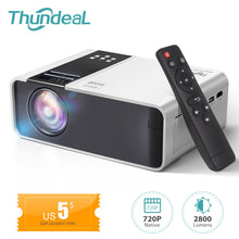 Load image into Gallery viewer, ThundeaL HD Mini Projector TD90 Native 1280 x 720P