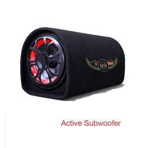 5" 120watts 4 ohm Car Audio Active Subwoofer Tunnel Speaker