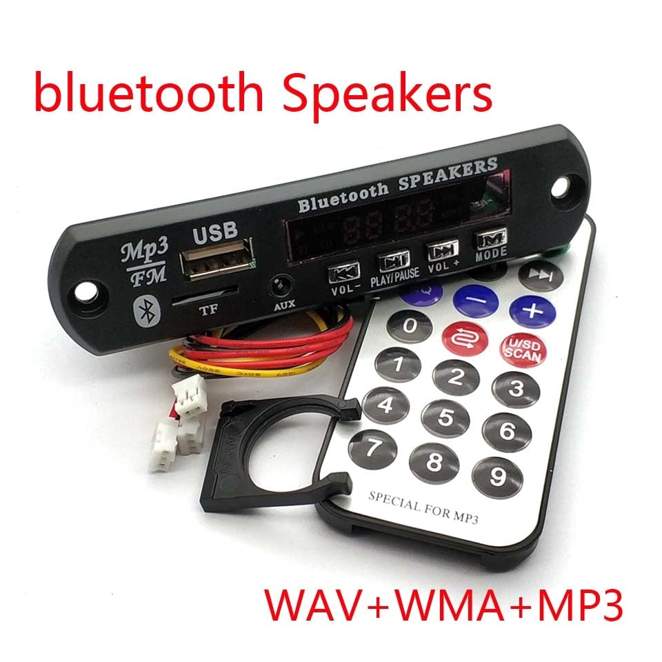 Wireless Bluetooth 12V MP3 WMA Decoder Board Audio Module