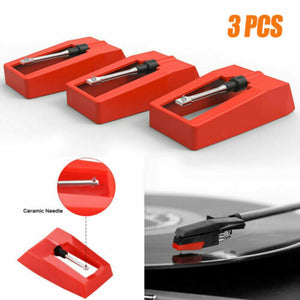 3Pcs Diamond Replacement Stylus Record Player