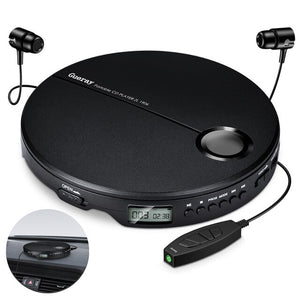 Portable CD Player Shockproof Compact HiFi Music Player