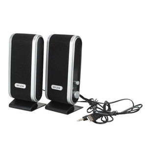 Ostart 2 Pcs USB Power Computer Speakers