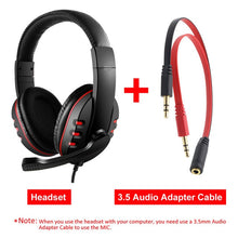 Load image into Gallery viewer, 3.5mm Wired Gaming Headphones Game Headset Noise
