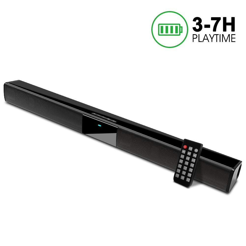 Soundbar, 22-Inch Speaker for TV Sound bar 2.0 Channel