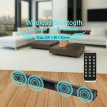 Load image into Gallery viewer, 20W Wireless Bluetooth Soundbar Stereo Speakers Hifi Home
