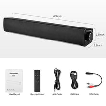 Load image into Gallery viewer, soundbar Bluetooth Speaker Sound Bar Wireless Speaker Sound Box
