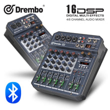 Load image into Gallery viewer, professional X4/6channel Protable digital audio mixer
