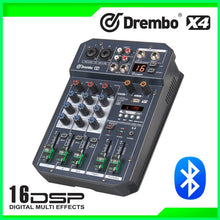 Load image into Gallery viewer, professional X4/6channel Protable digital audio mixer
