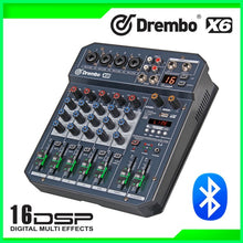 Load image into Gallery viewer, professional X4/6channel Protable digital audio mixer
