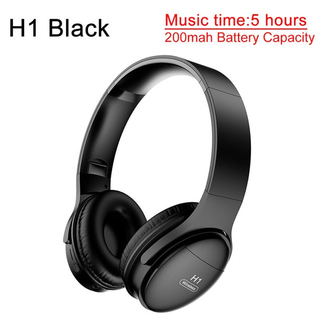 H1 Pro Bluetooth Headphones HIFI Stereo Wireless Earphone