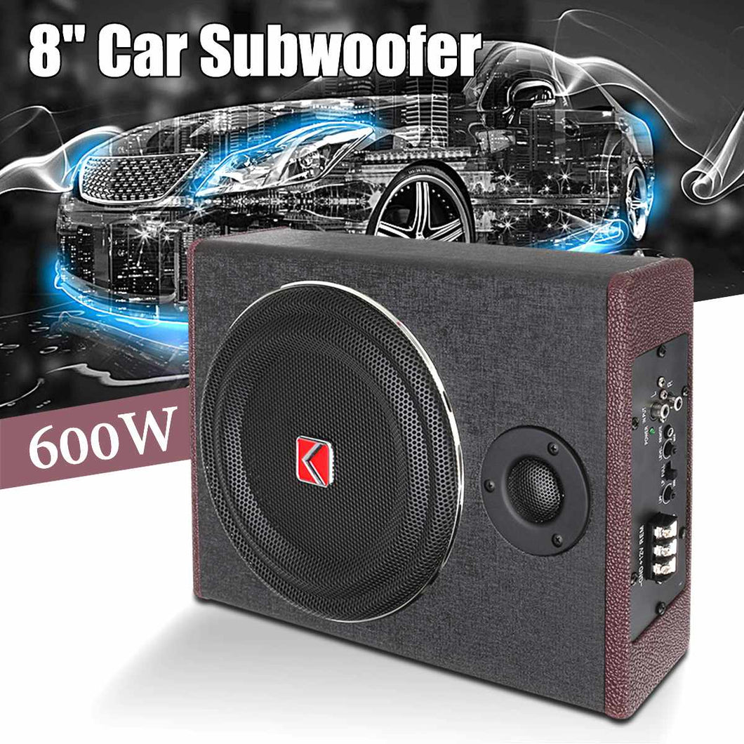 8 Inch 600W Car Speaker Active Subwoofer Car