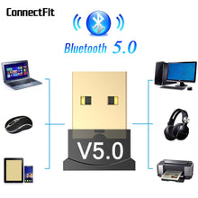 Load image into Gallery viewer, USB Bluetooth 5.0 Adapter Transmitter Receiver
