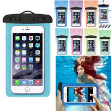 Load image into Gallery viewer, Universal Clear Mobile Phone Dry Pouch Waterproof
