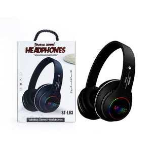 Glowing Wireless Bluetooth Headset With Microphone