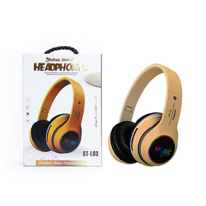 Glowing Wireless Bluetooth Headset With Microphone