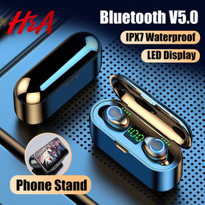 H&A Mini TWS Bluetooth V5.0 Earphones Wireless Headphones