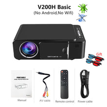 Load image into Gallery viewer, VIVICINE 1280x720p Portable HD Projector,
