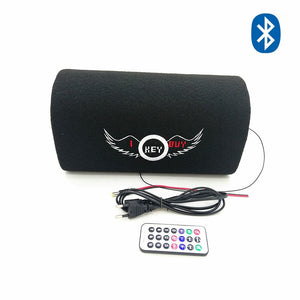 I KEY BUY 5 Inch 12V 220V Tunnel Bluetooth Car Audio