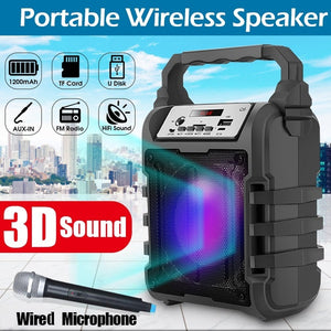 Haloooo Bluetooth speaker wireless portable Boom Box