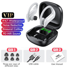 Load image into Gallery viewer, Sports Bluetooth Earphone LED Display Wireless Headphones
