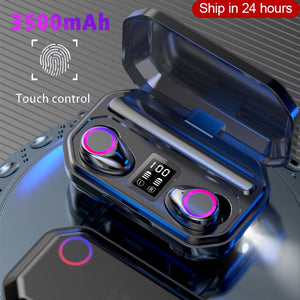 3500mAh Bluetooth Earphones Wireless Headphones