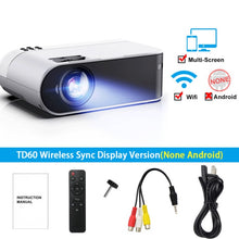 Load image into Gallery viewer, ThundeaL TD60 Mini Projector Portable WiFi Android
