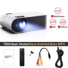 Load image into Gallery viewer, ThundeaL TD60 Mini Projector Portable WiFi Android
