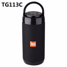 Load image into Gallery viewer, Portable Bluetooth Speaker 20w Wireless Bass Column Waterproof Outdoor USB Speakers Support AUX TF Subwoofer Loudspeaker TG117
