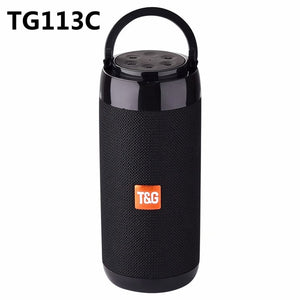 Portable Bluetooth Speaker 20w Wireless Bass Column Waterproof Outdoor USB Speakers Support AUX TF Subwoofer Loudspeaker TG117