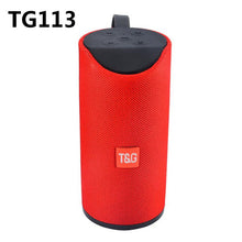 Load image into Gallery viewer, Portable Bluetooth Speaker 20w Wireless Bass Column Waterproof Outdoor USB Speakers Support AUX TF Subwoofer Loudspeaker TG117
