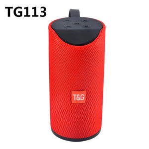 Portable Bluetooth Speaker 20w Wireless Bass Column Waterproof Outdoor USB Speakers Support AUX TF Subwoofer Loudspeaker TG117