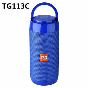 Portable Bluetooth Speaker 20w Wireless Bass Column Waterproof Outdoor USB Speakers Support AUX TF Subwoofer Loudspeaker TG117