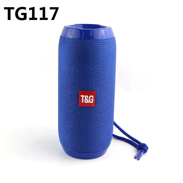 Portable Bluetooth Speaker 20w Wireless Bass Column Waterproof Outdoor USB Speakers Support AUX TF Subwoofer Loudspeaker TG117