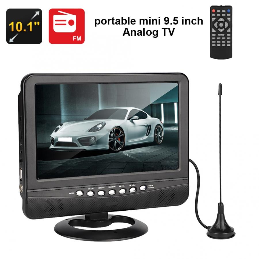 9.5 inch Wide Viewing Angle Portable TV Analog signal