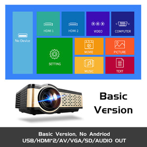 ALSTON W5 HD Projector 4000 Lumens Android WIFI