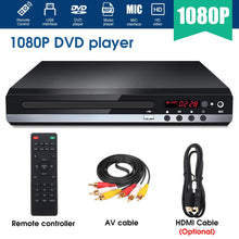 Load image into Gallery viewer, Multi System 1080P Full HD DVD Player USB DVD Player
