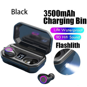 3500mAh Bluetooth Earphones Wireless Headphones